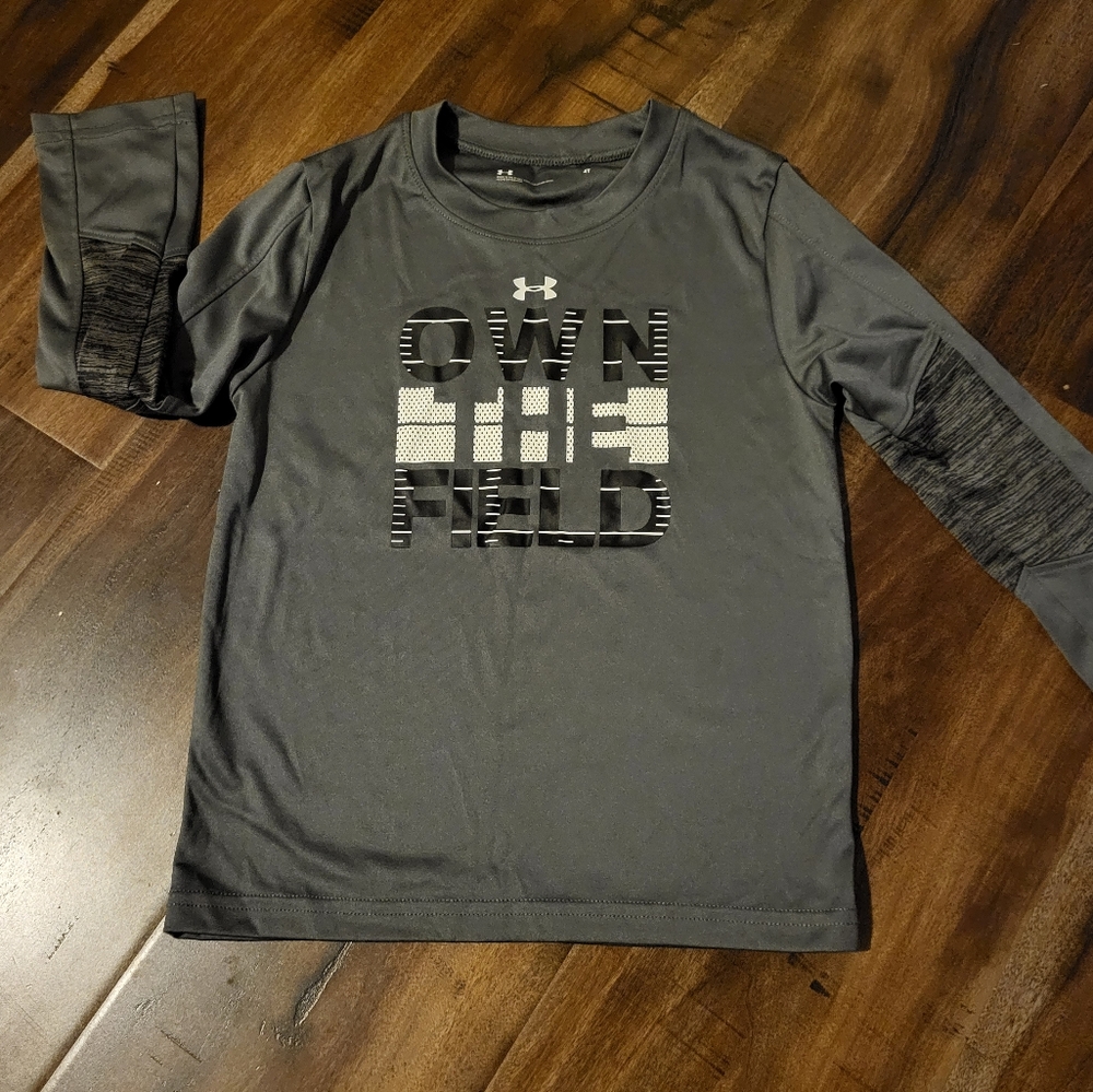 4T under armour long sleeved shirt